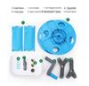 Household Car Wash Hose Storage Cart with Anti-Tangle Reel and Water Gun