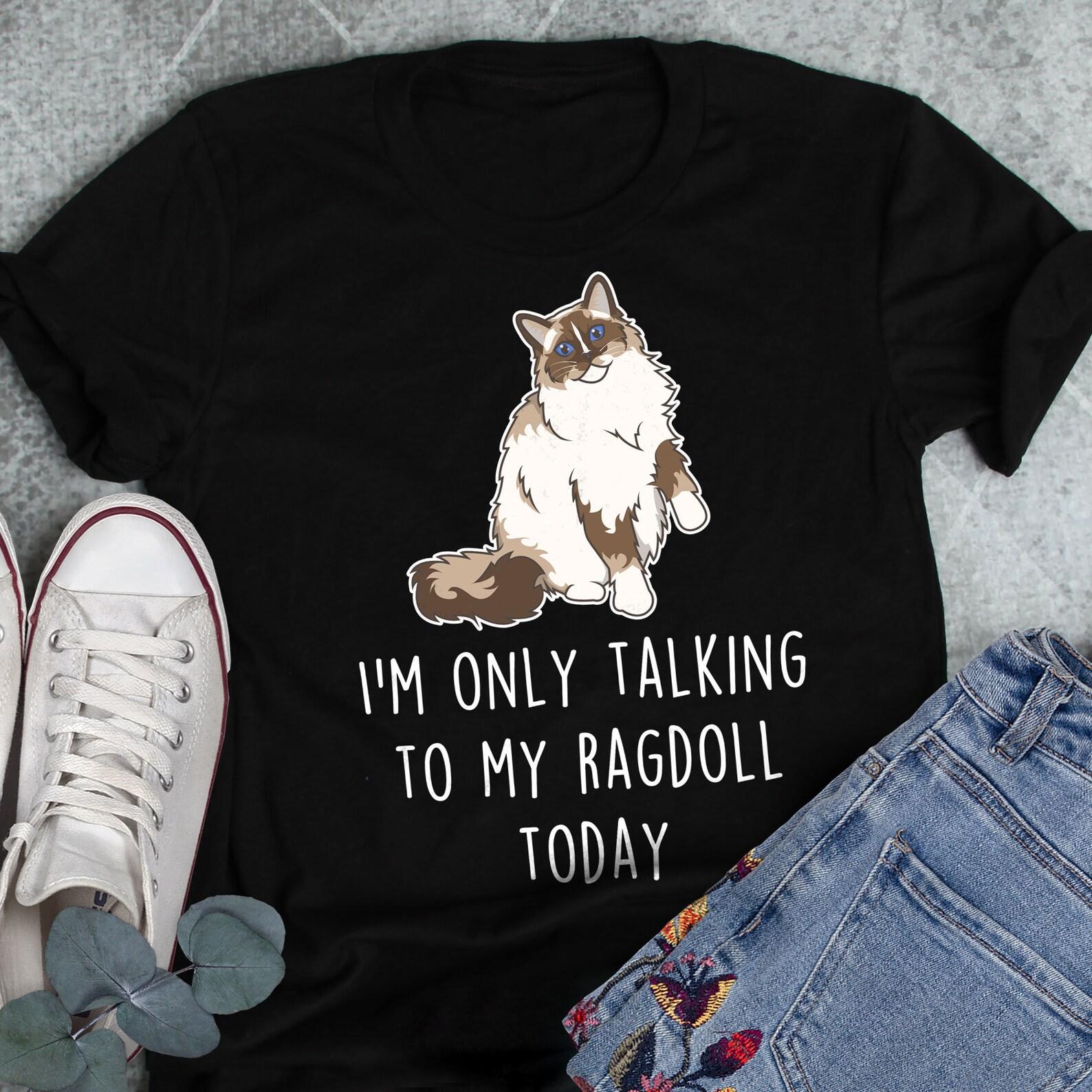 Ragdoll Cat Shirt, , , Funny Cat Lover Gift, Cute Pet T-shirt, Ragdoll Lover Tshirt, Ragdoll Cat Tee, Ragdoll Mom, Dad Seal Mitted 110