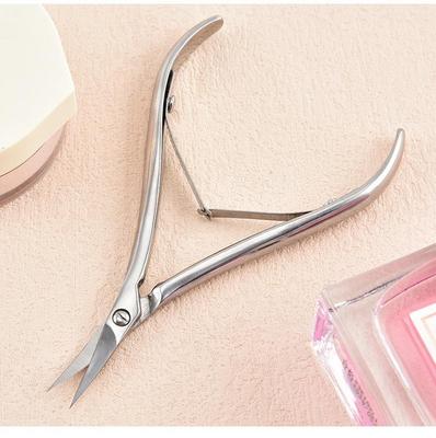 High-End Stainless Steel Cuticle Nippers for Nail Salons - Precision Groove Trimming, Custom Foreign Trade Model