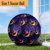 1PC Music Notes Harmony Size 5 Soccer Balls, Anti-Slip, Outdoor Sport, a Unique Gift, Birthdays, Christmas Gifts Valentine'S Day Gifts A3