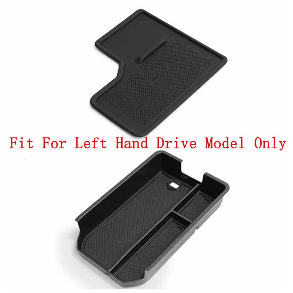 Central Control Armrest Storage Box / Wireless Phone Charging Mat Accessories For Toyota Land Cruiser Prado 250 LC250 2024 2025