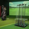Golf Club Rack Acrylic Display Freestanding for Golfers, Indoor,