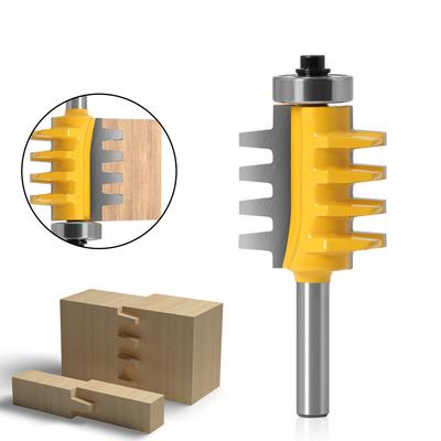 1/2 Shank 1/4 Shank High-Grade Taper Tenon Cutter Jigsaw Cutter Finger Joint Cutter Router Cutter Woodworking Milling Cutter Engraving Machine Cutter