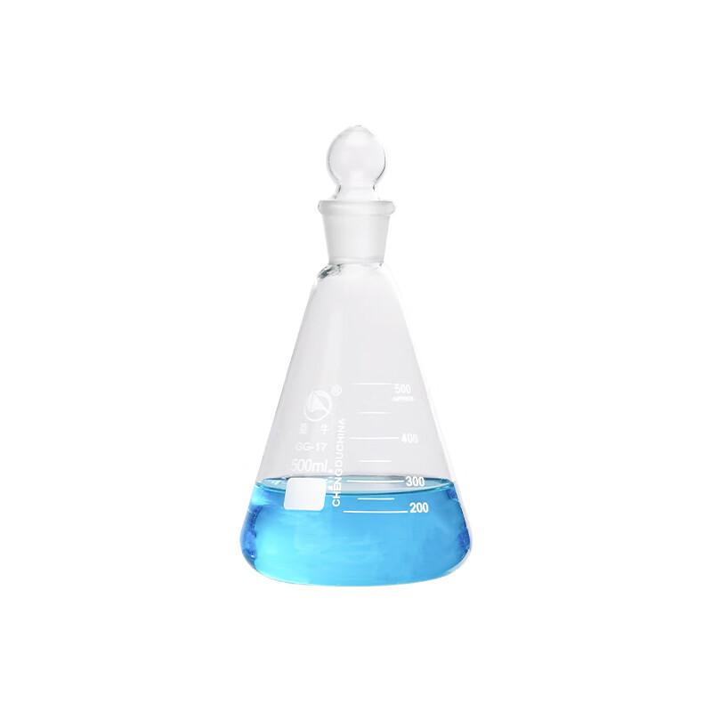 High Borosilicate Stoppered Erlenmeyer Flask