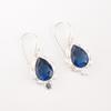 London Blue Topaz Gemstone 925 Sterling Silver Earrings Jewelry Gift For Her EE-163-10