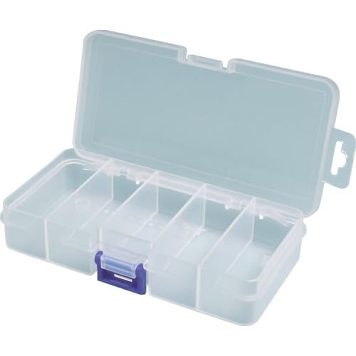 Ring Star Pocket Case, Clear, L140 x W75 x H27mm, 5-Section Type, PC-143