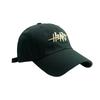 Four Seasons Washed Baseball Cap Men's Three-dimensional Letter Embroidered Cap Women's Deepened Wide Brim Face Small Sun Cap