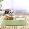 New Type of Pet Bowl, Stainless Steel Double Bowl Integrated, Cat and Dog Food Bowl, Anti-tipping Cat Food Bowl, Pet Food Utensils