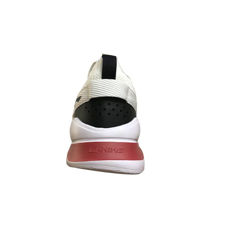 Li-Ning Comfortable Casual Breathable Low-Top Running Shoes Men Sneakers White AGLQ027-1