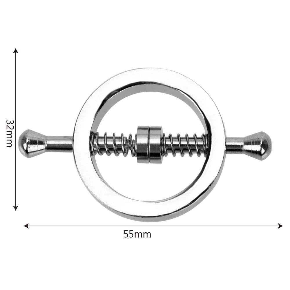 Metal Nipple Clips Stimulator Female Breast Nipple Clamps Bondage Restraints Flirting Teasing Women Sex Toy Slave Couple 