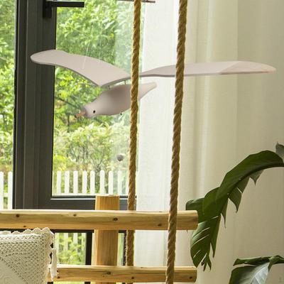 Hanging Flying Flapping Seagull Wooden Artwork Creative Modern Ornaments Soaring