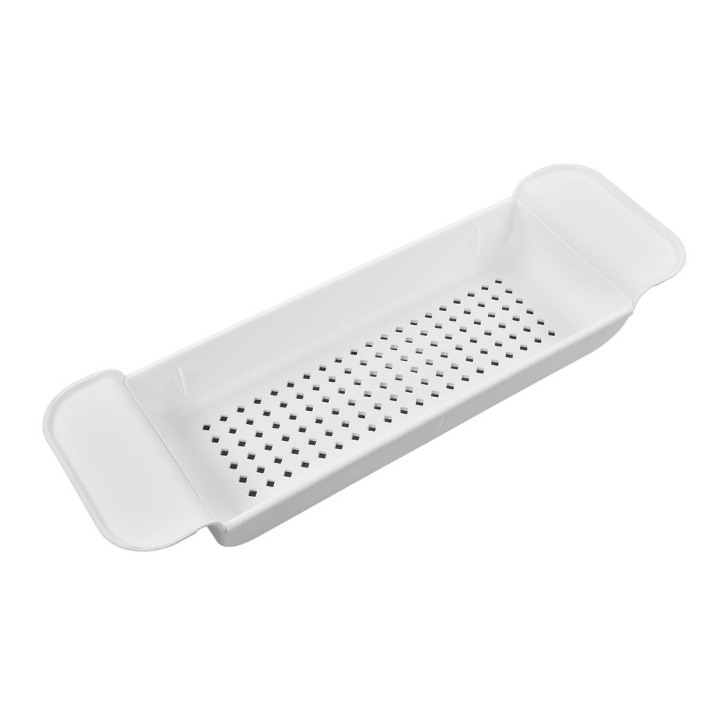 Expandable Bathtub Tray Multifunction Bathtub Rack Nonslip for Candle Towel Book Wine Phone