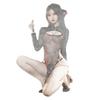 Sex underwear, sexy women's suspenders, one-piece colorful mesh, perspective cheongsam, new colorful mesh temptation