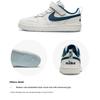 Nová kolekce Nike Court Borough Low 2 Se Nízké Skateboardové Boty Bílá Modrá Dětské Věk 3 7 Let DQ5980-100