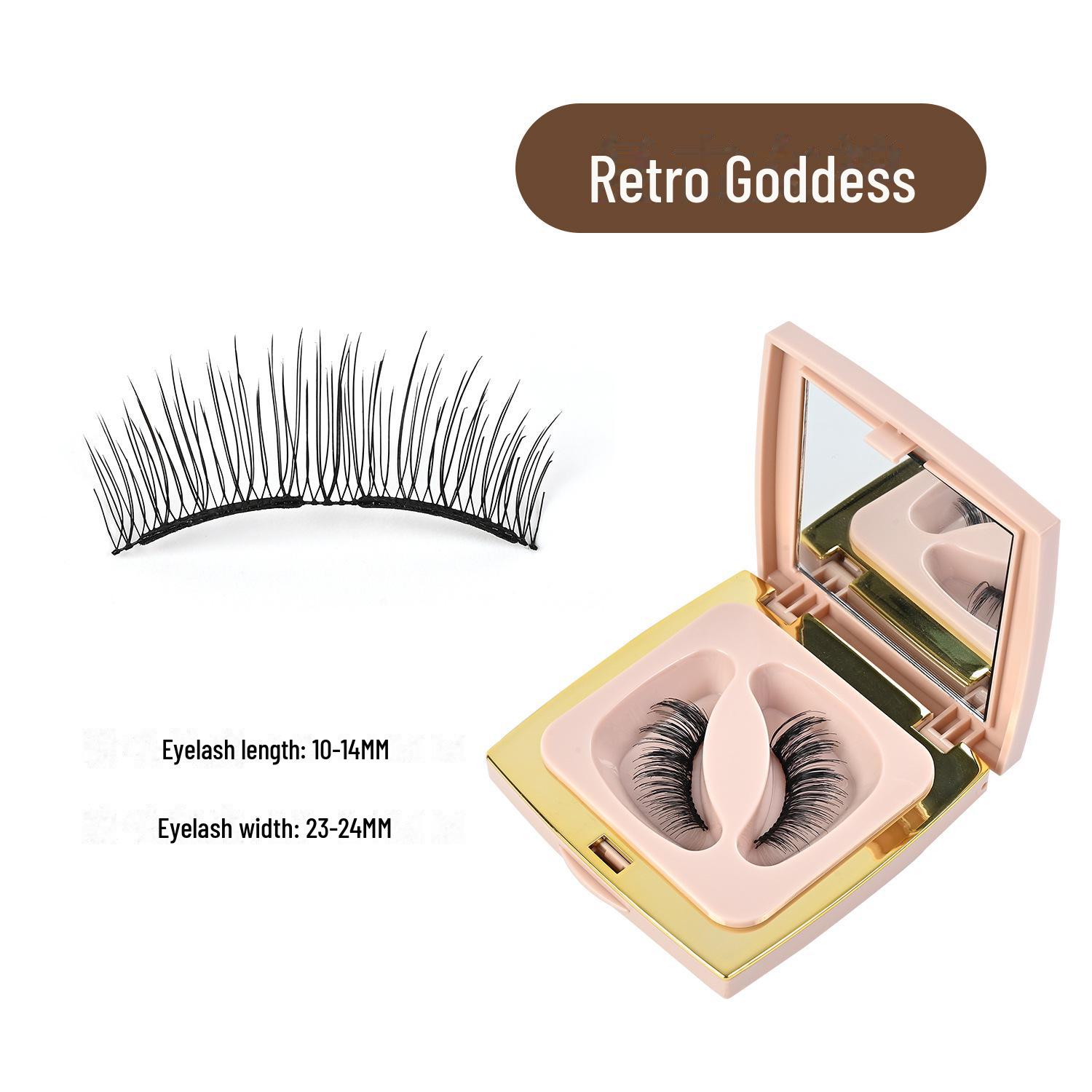 

Модний набір магнітних накладних вій - натуральні, густі, завивки, без клею Kit + Eyelashes + Tweezers