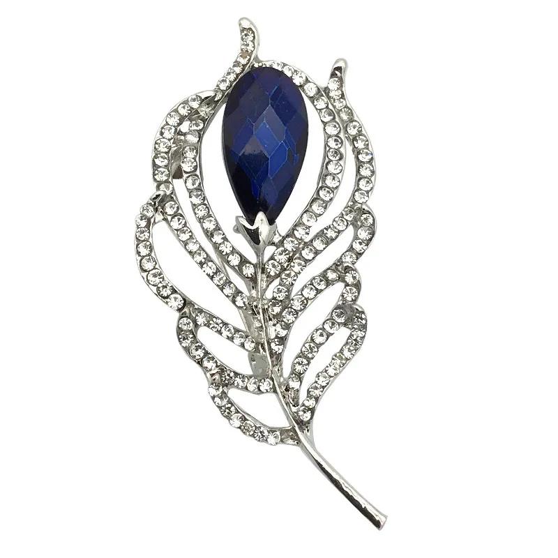 New Temperament Trendy Gold Color Zircon Flower Brooches for Women Cute Sweet Advanced Opal Pins Jewelry Accessories Gift