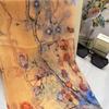 Summer Thin Silk Scarf for Women's High-end Georgette Scarf Long Versatile Fashion Shawl Scarf Beach Towel
