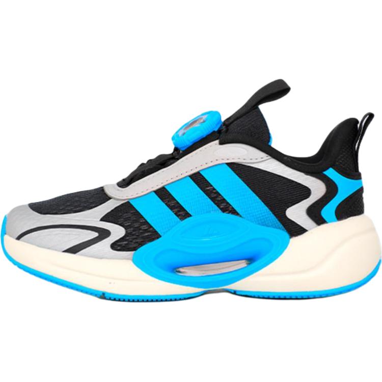 

Adidas Galaxy Синтетическая кожа Удобные Универсальные Нескользящие Амортизирующие Кроссовки с низким верхом Детские Кроссовки Синий Черный JQ6718 28