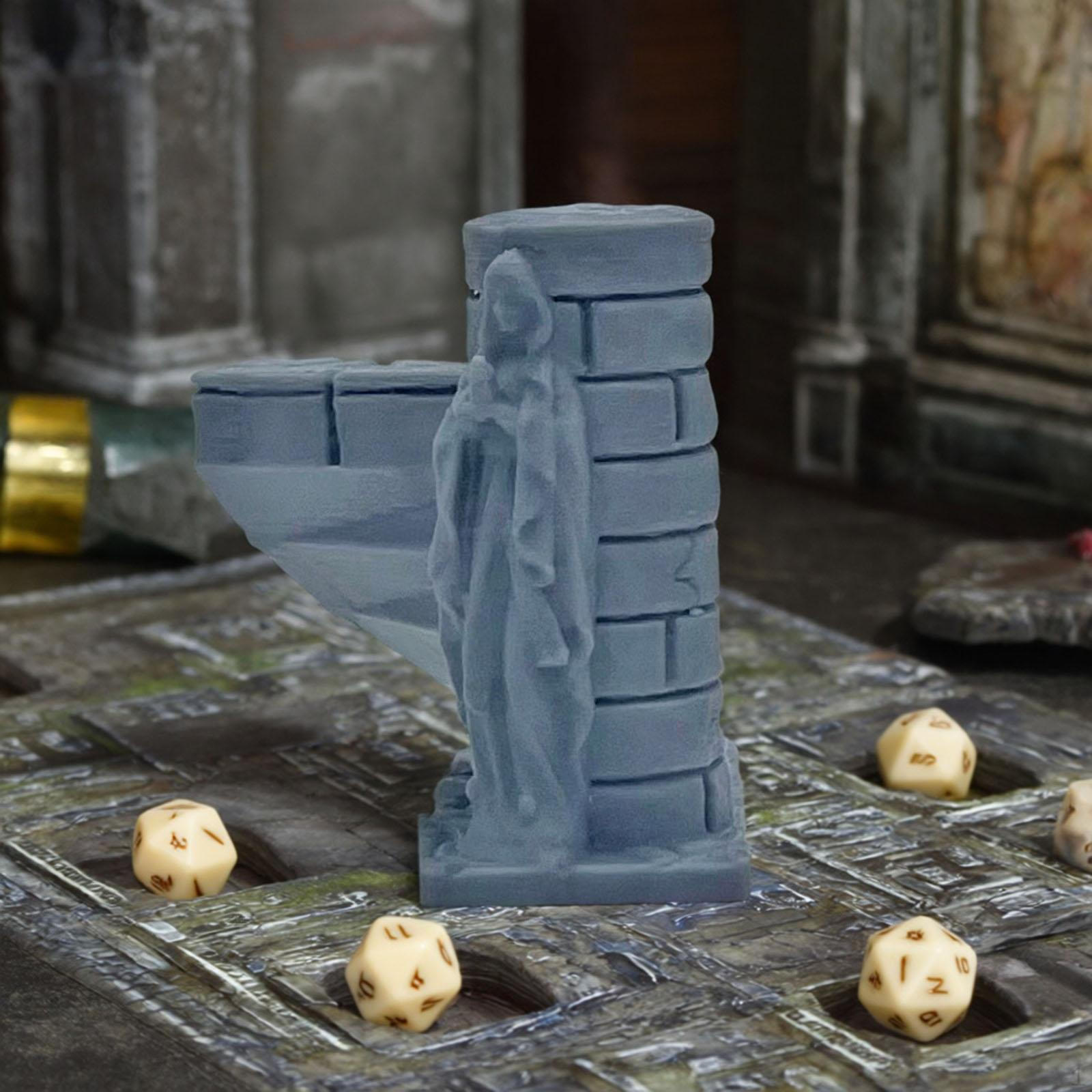 Miniature Tomb Staircase Tabletop Miniatures Wargaming Landscape Layout Decor Building