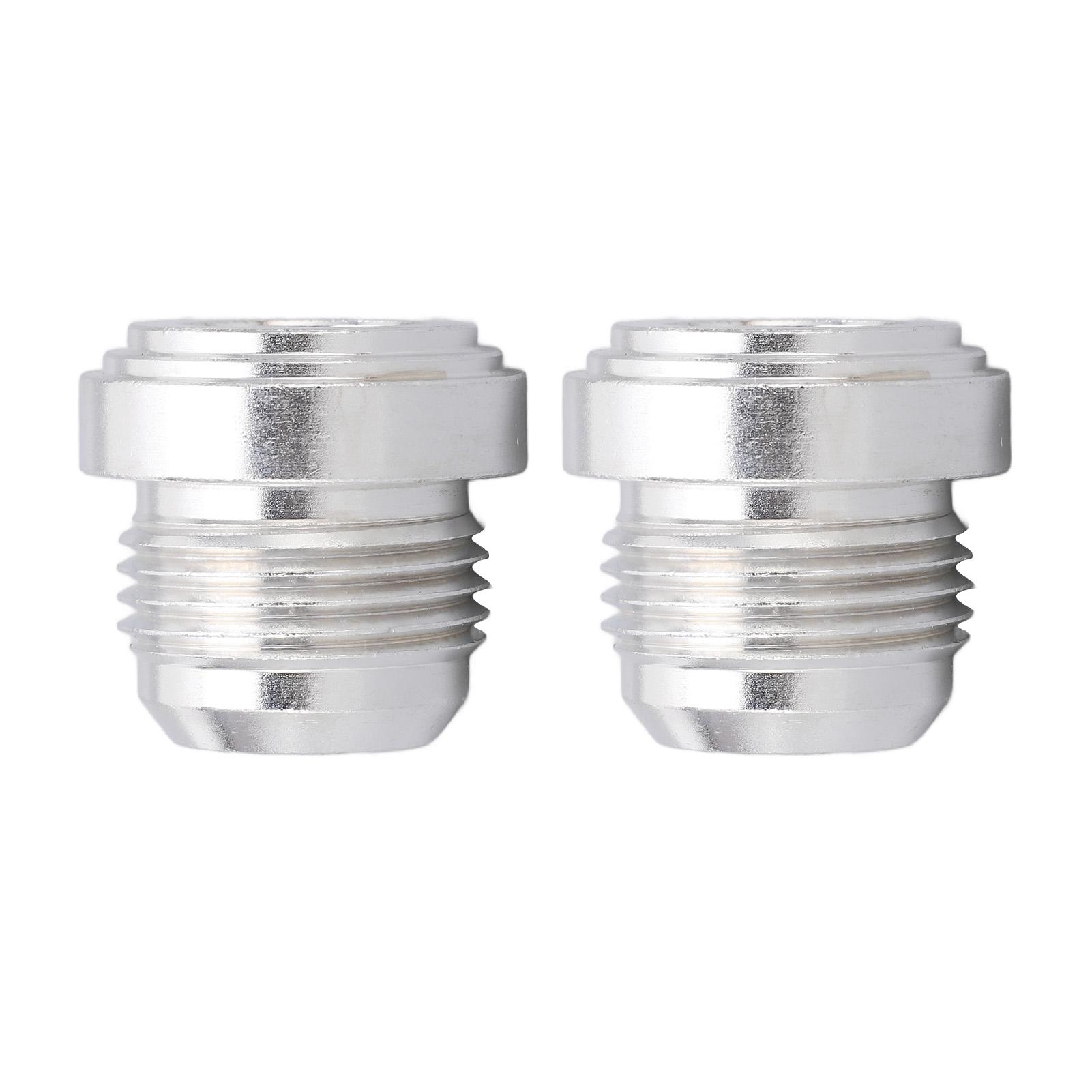 2 Pezzi Adattatore Raccordo Tubo Carburante Billetto AN12 12AN Filetto Maschio Saldatura Bocchettone Accessorio