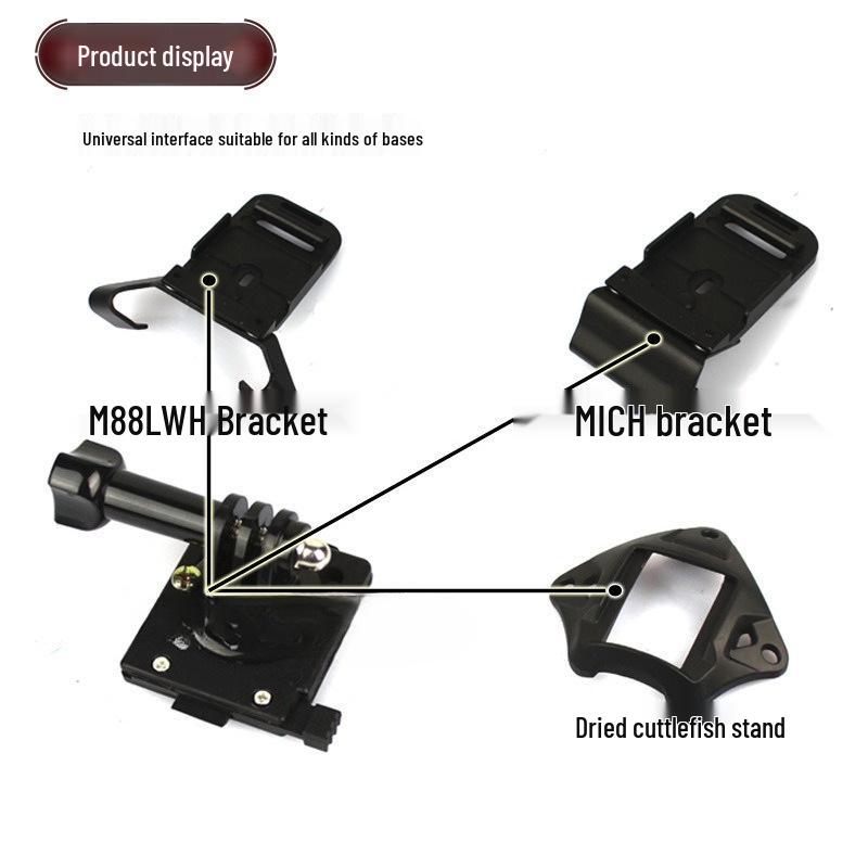 FAST Helmet Dog Mount for GoPro: Quick Release Sports Camera Adapter