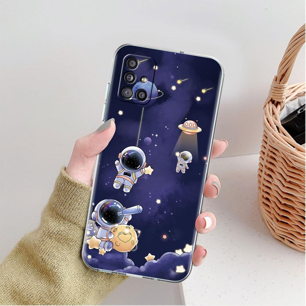 

Прозрачный чехол Butterfly Moon для Samsung Galaxy A52 A12 A51 A32 A21s A71 A32 A22 A50 A70 A31 A72 5G Phone Cover Samsung A30
