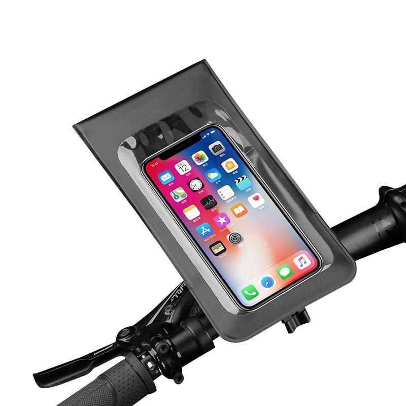 Bicycle Waterproof Phone Bag With Rotatable Holder For Outdoor Cycling Use