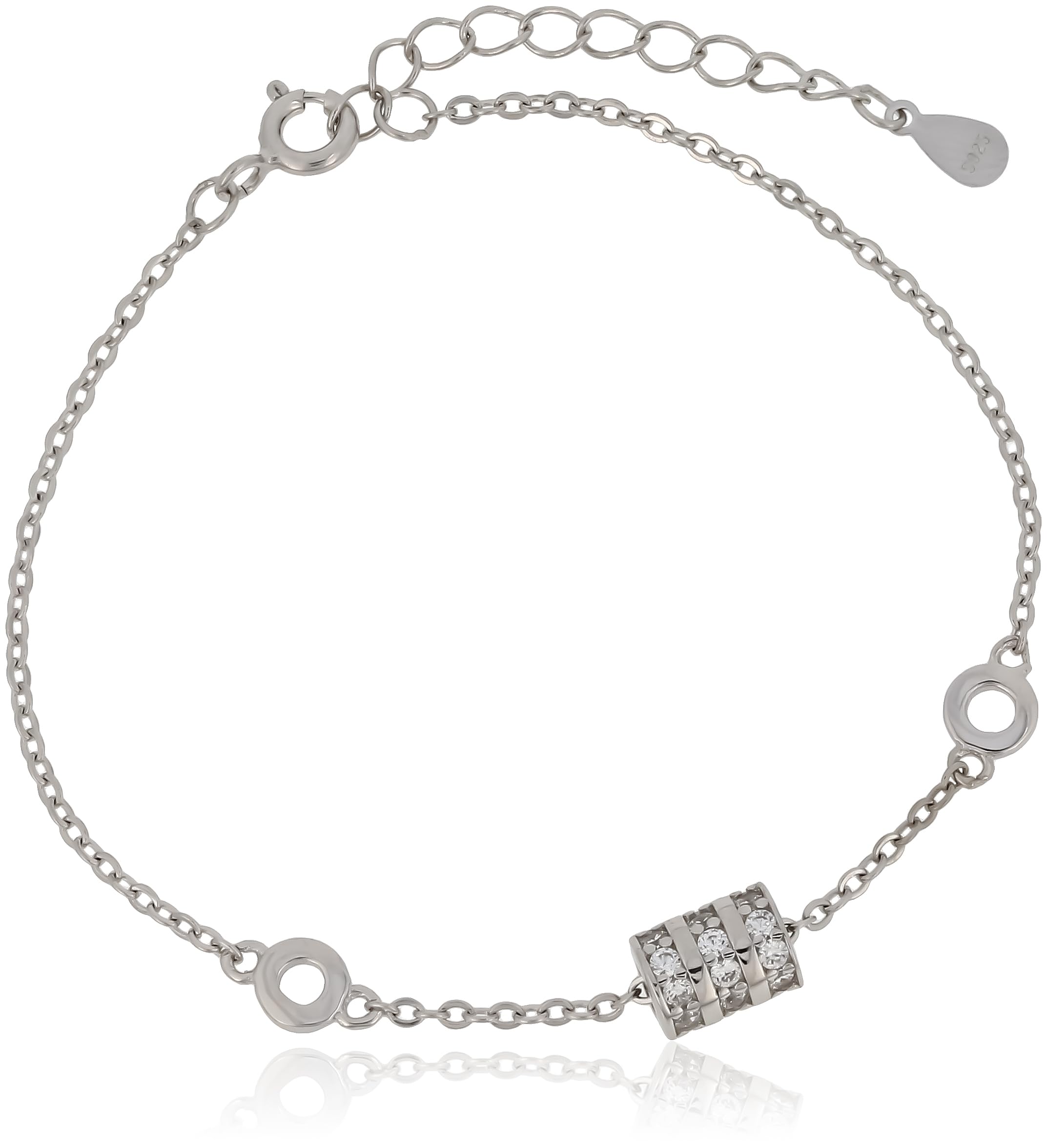 

[Variable Cheap] S925 Silver Bracelet 6B-R-57