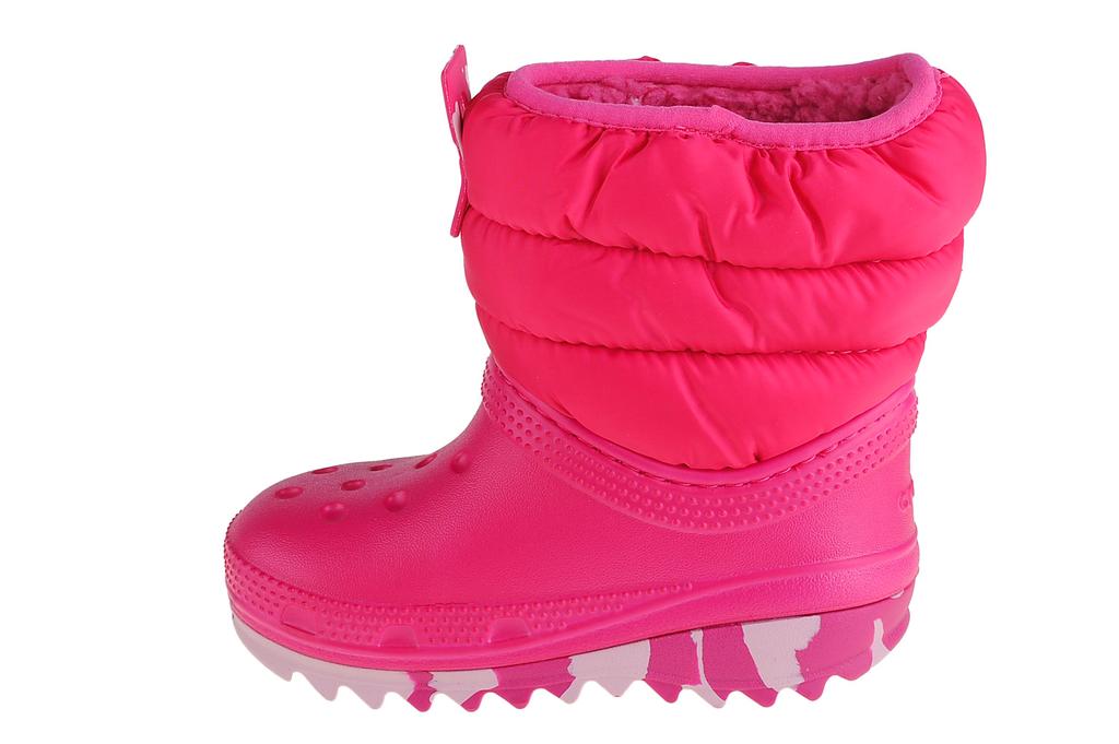 Crocs Classic Neo Puff Boot Toddler, for Girl Pink Boots