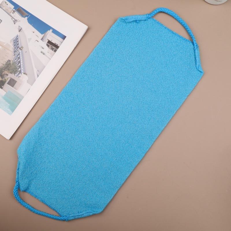 1Pc Exfoliating Bath Towel Scrubber Belt Bath Stretchable Full Body Washcloth Super Absorbent Towel Bathroom Supplies