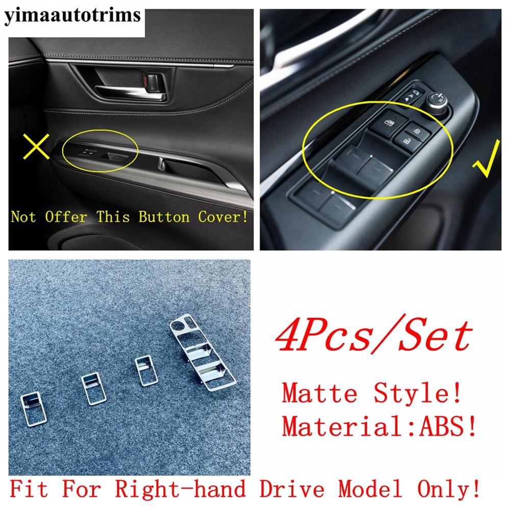 Car Door Armrest Window Lift Button Panel Decoration Cover Trim ABS Accessories Interior For Toyota Venza / Harrier  - 2024