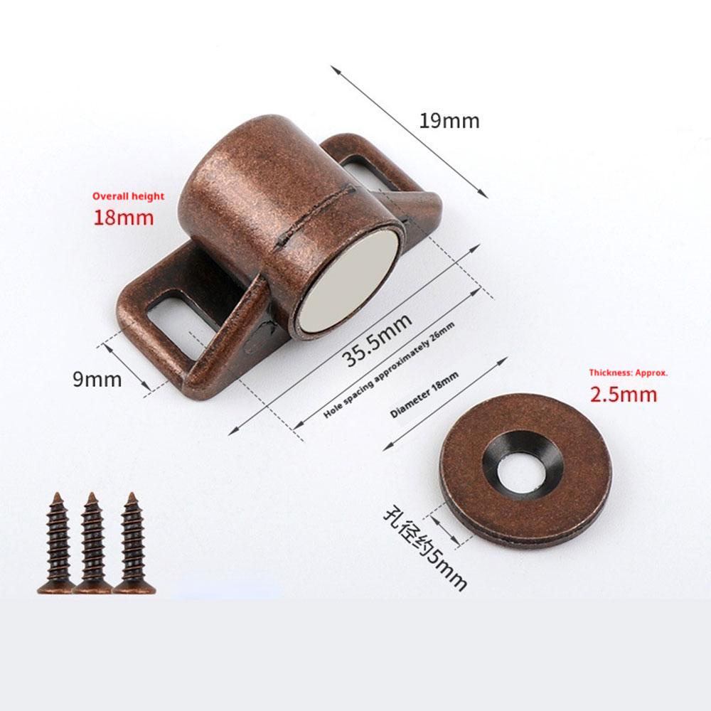 Magnet Skapdør fanger Ultratynt skap lukker dørstopper Hjemmemøbler Maskinvaretilbehør