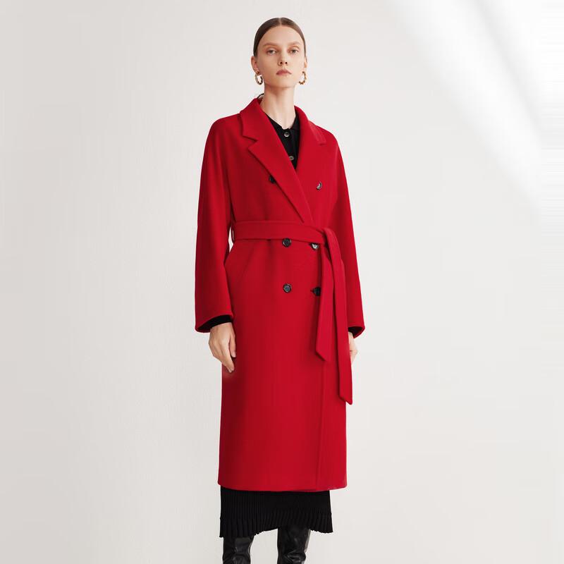 LANCY Women's French-Style Light Luxury Wool Coat