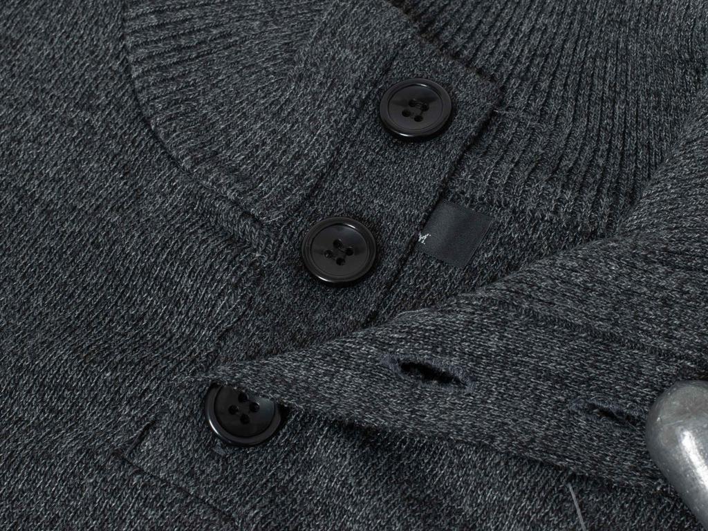 Men' Turtleneck Sweater - S8212 Dark Gray