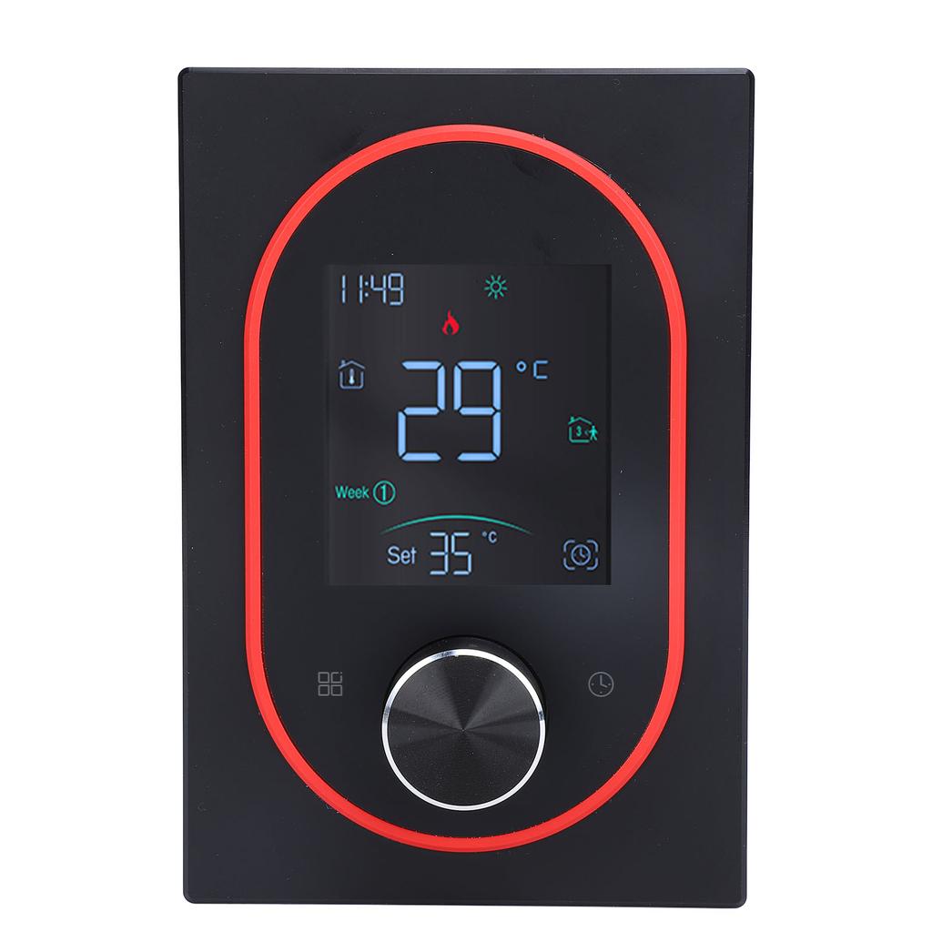 Smart Color Thermostat APP Programmable Touchscreen Knob Control Smart Temperature Controller AC