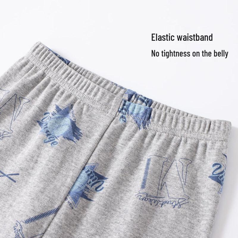 Yiershuang Boys' Pure Cotton Thermal Underwear Set