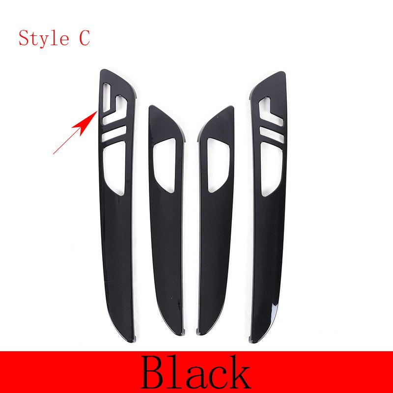 For Mercedes Benz ML GLE GL Class GLS320 400 2012-2019 Car ABS Black Interior Door Decoration Panel Cover Trim Accessories