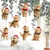 Weihnachtsdekoration Tier Katzen Verspielt Hängende Dekoration Realistisch Lebhaft Niedlich Bunt Partyzubehör Heimdeko Kindergeschenk