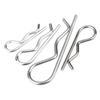 100Pcs Spring Fasteners Cotter Pins Hitch Pins Hair Pins Spring Clip Retainer Pins for Garage,Trucks, Engine Repair