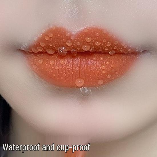 Cinnamon Milk Tea Non-Fading Waterproof Lipstick: Non-Stick, Bare Face Friendly, Instant Delivery