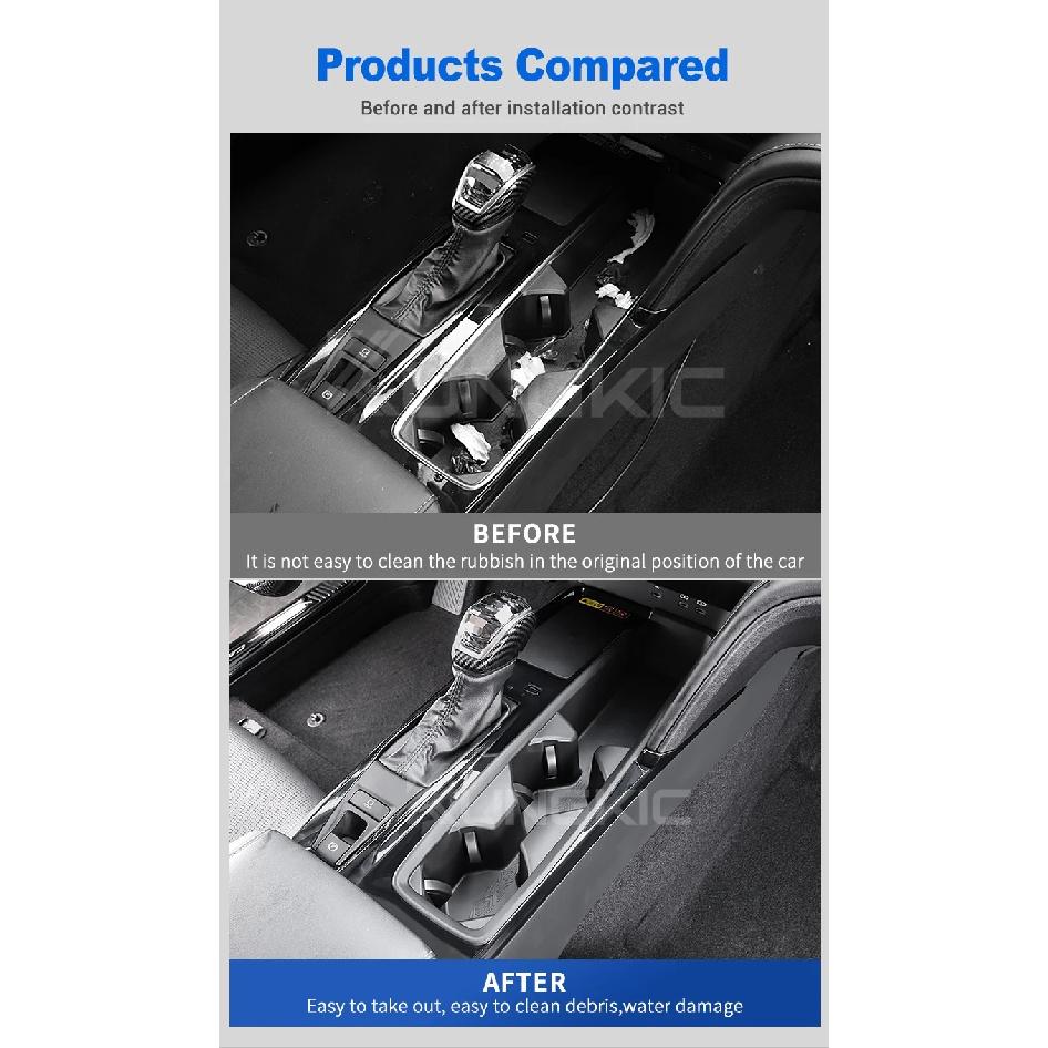 For Toyota Camry 2024 2025 2026 LE/SE Camry XV80 Car Silicon Central Control Panel Cup Stand Cup Holder Interior Accessories