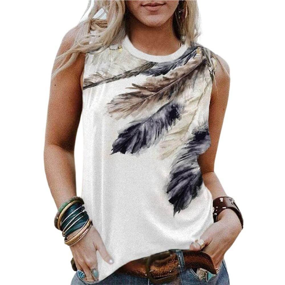 Western Aztec 3D Print Tank Top Women Geometry Vintage Streetwear Y2k Tops Oversized Vest Off Shoulder Sleeveless Girls Camisole