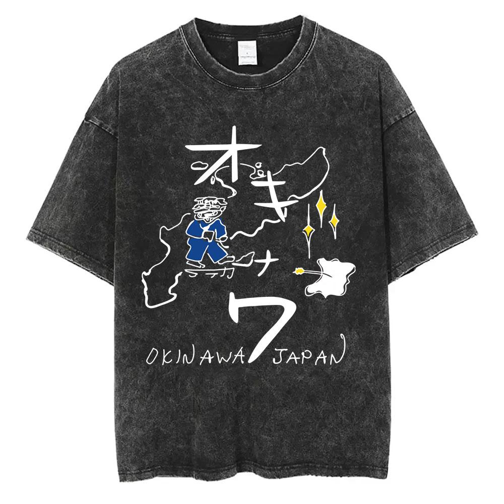 Hattori Hanzo ČERVENÉ Meče a Sushi Kill Bill Okinawa Japonsko Tarantino Vintage Prané Trička Pánské Dámské Ležérní Retro Streetwear