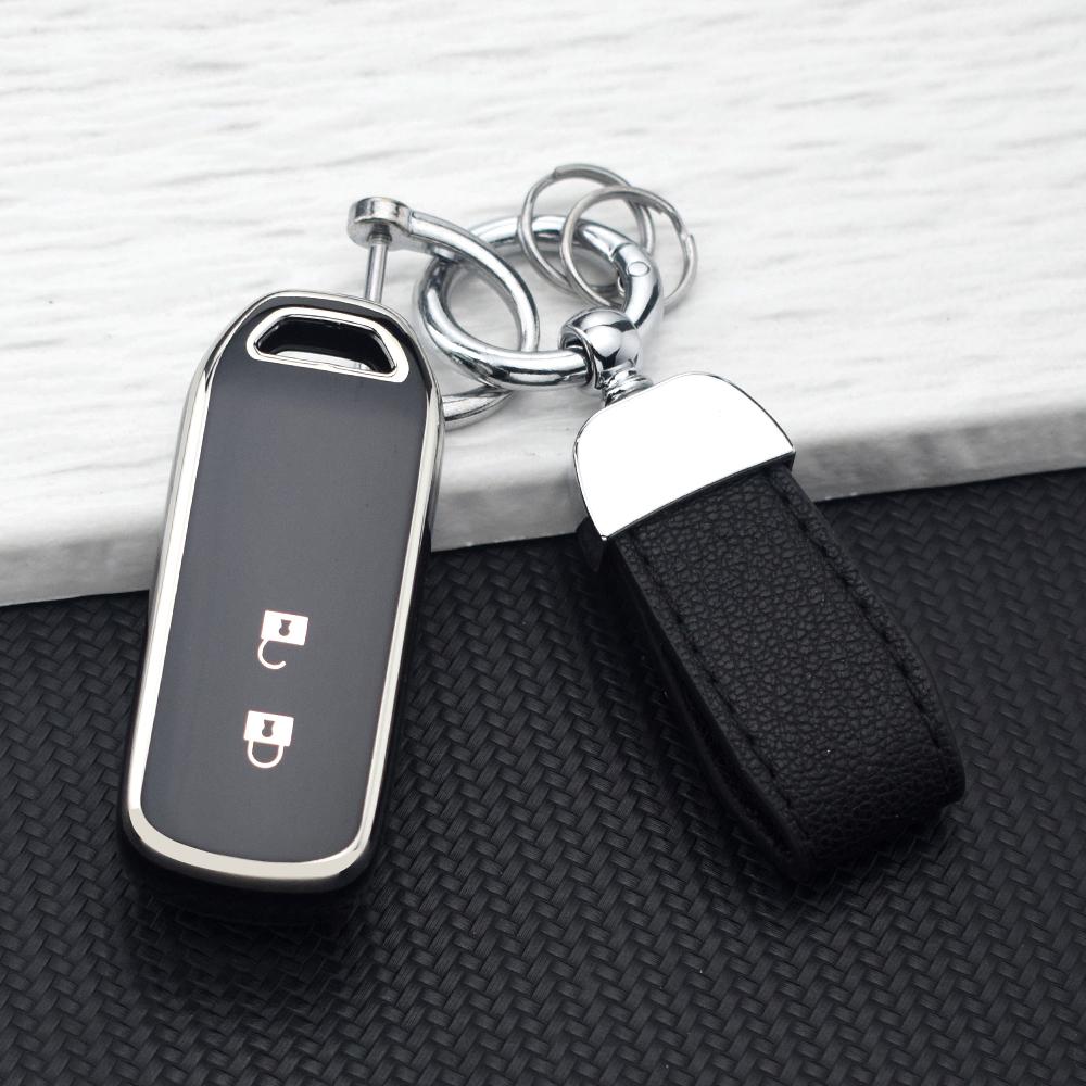 TPU Car Key Case Cover for Honda N-BOX JF1 JF2 N-BOX Custom JF3 JF4 N-BOX+Plus N-One N Wagon Key Fob Protector Car Keychain Bag