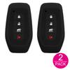 2X Silicone Car Key Fob Cover Case Holder For   Infiniti Qx60 Qx80