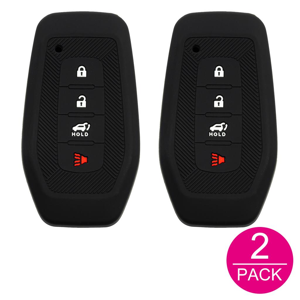 2X Silicone Car Key Fob Cover Case Holder For Infiniti Qx60 Qx80