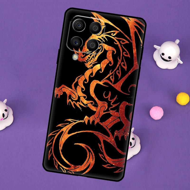 Asian Chinese Dragon Cover For Samsung Galaxy M32 M52 M12 M13 M33 M23 M53 M15 M55 M31 M51 M14 M34 M54 M20 Case
