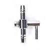 Stainless Steel Aquarium Tank Air Pump Air Flow Splitter Air Flow Tube Pipe Line Control Valve Switch Valve