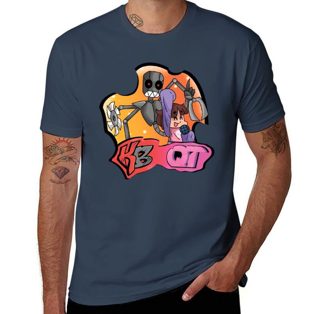 FNF KB and QT graffiti TShirt Street Fashion Casual Tee Shirt