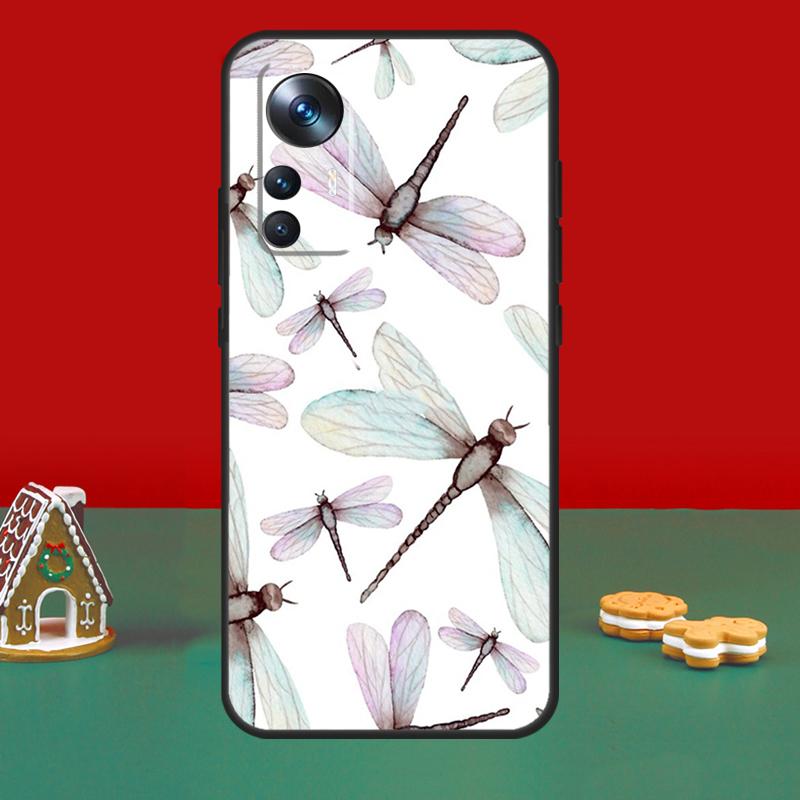 Dragonfly Insect Pattern For POCO M6 Pro X6 Pro X3 X5 F3 F5 M5s Phone Case For Xiaomi 14 12T 11T 13T Pro 12 13 Lite